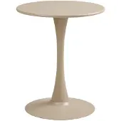 Ebuy24 Meja table de café Ø60cm taupe.
