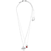 Pilgrim Chaîne 'Trace' rouge / argent