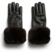 Y.A.S Gants 'MAJA' marron