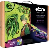 Okto Set de peinture 3D avec argile légère, 29 x 29 cm, Manga - Ground,