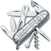 Victorinox Climber argent transparent 1.3703.T couteau suisse