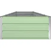 vidaXL Jardinière Vert Pastel 195 X 100 X 45 Cm Acier Galvanisé