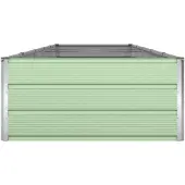 vidaXL Jardinière Vert Pastel 195 X 100 X 45 Cm Acier Galvanisé