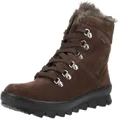 Legero Bottines à lacets brun foncé