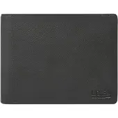 L.credi Cuir porte-monnaie George Wallet Black noir