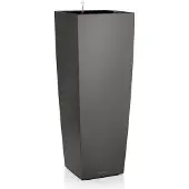 Lechuza Pot de plante rectangulaire en plastique Lechuza 40 x 40 x 105 cm