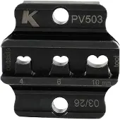 Klauke PV503 Presseinsatz Photovoltaik-Verbinder 4 bis 10 mm² Passend für Ma