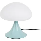 Present Time Leitmotiv - Lampe de table Hongo - Bleu brumeux - Ø20cm Lampe de table - Lampe de chevet, salon, chambre à coucher