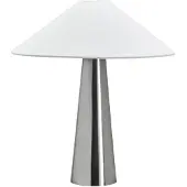 House Doctor Lampe de table Soffi argent brossé