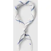 Selected Lin Écharpe Femme Blanc ONE SIZE