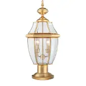 QUOIZEL Lampadaire d'extérieur 2xE14 en laiton poli Newbury QZ-NEWBURY3-L-PB