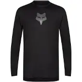 FOX Hommes, Maillot de cyclisme, Ranger LS Jersey Head (XXL), Noir, XXL