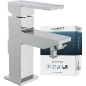Schutte TOKYO II Mélangeur lavabo avec levier, mélangeur salle de bain, chrome