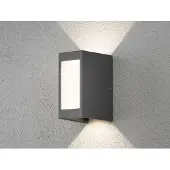 Konstsmide Cremona Wand L Antraciet 3 Lichtpunten