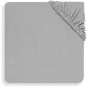 Jollein Drap-Housse Jollein Jersey Soft Grey-70 x 140/150 cm
