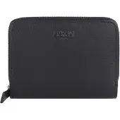 L.credi Cuir porte-monnaie Evelyn Mini Wallet Black noir