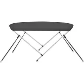 vidaXL 2-Bow Bimini Top Anthracite 150x120x110 cm