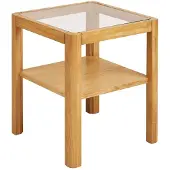 Ebuy24 Greta table d'angle chêne.