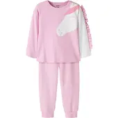 Name it Pyjama 'NMFRETEQ' rose / rose / blanc