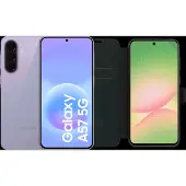 Samsung Galaxy A57 256 Go Mauve 5G + BlueBuilt Book Case Noir