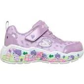 SKECHERS Baskets 'PLAY SCENE' vert clair / violet / lavande / argent
