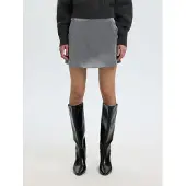 Selected Mini Jupe Femme Gris 42