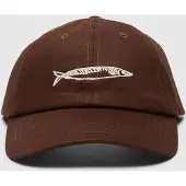 Selected Broderie Casquette Homme Marron ONE SIZE