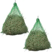 vidaXL Filets à foin 4 pcs. Rond 1x1 m PP