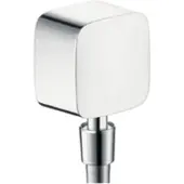 Hansgrohe Raccord de tuyau PuraVida Fixfit avec clapet anti-retour, chrome, 1 pièce.