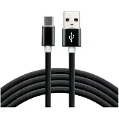 EverActive everActiveUSBUSB Câble USB type C silicone type C, charge rapide jusqu'à 3 A, 100 cm de long, noir, modèle CBS-1CB