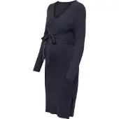 ONLY Maternity Robes en maille 'OLMKatia' bleu nuit