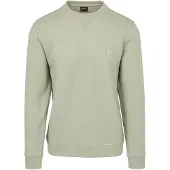 BOSS Sweat en molleton de coton avec patch logo