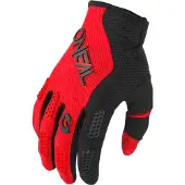 O'Neal Element Racewear Noir Rouge Enfant Gants de Motocross Taille XL
