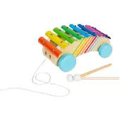 Bigjigs Xylophone en bois à tirer