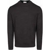 Profuomo Pull Col Roulé Laine Mérinos Brun Foncé