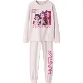 Name it Pyjama 'NKFARA KPOP' violet / rose / rosé / noir