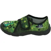 Beck Pantoufle 'Tyrannus' vert / vert clair / noir