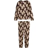 Next Pyjama noisette / brun foncé