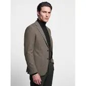 Benvenuto Design Veste de costume marron / blanc
