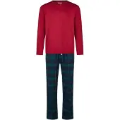 Happy Shorts Pyjama long 'Christmas Giftbox' rouge