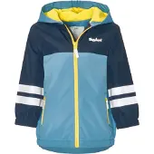 Playshoes Veste fonctionnelle marine / azur / jaune / gris argenté
