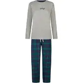 Happy Shorts Pyjama 'Christmas Giftbox' gris