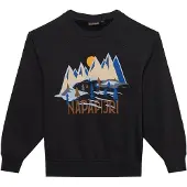 Napapijri Sweat 'ELLIS' beige clair / bleu / noisette / noir