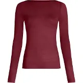 Hunkemoller T-shirt ' Boatneck Cashmere' rouge