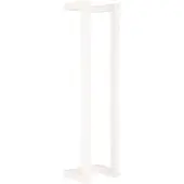 vidaXL Porte-serviette Blanc 23x18x90 cm Bois de pin massif