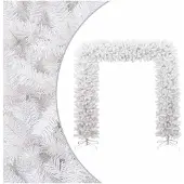 vidaXL Arche d'arbre de Noël Blanc 240 cm