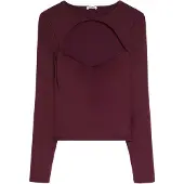 Bershka T-shirt lie de vin