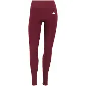Adidas Pantalon de sport 'Optime Essentials' lie de vin / blanc