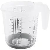 Keeeper 6x Messkanne 'Massimo', Verre mesureur, Transparent, Gris