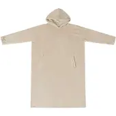 vidaXL Hoodie de couverture Beige L Flanelle